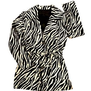 Beautiful Zebra print coat